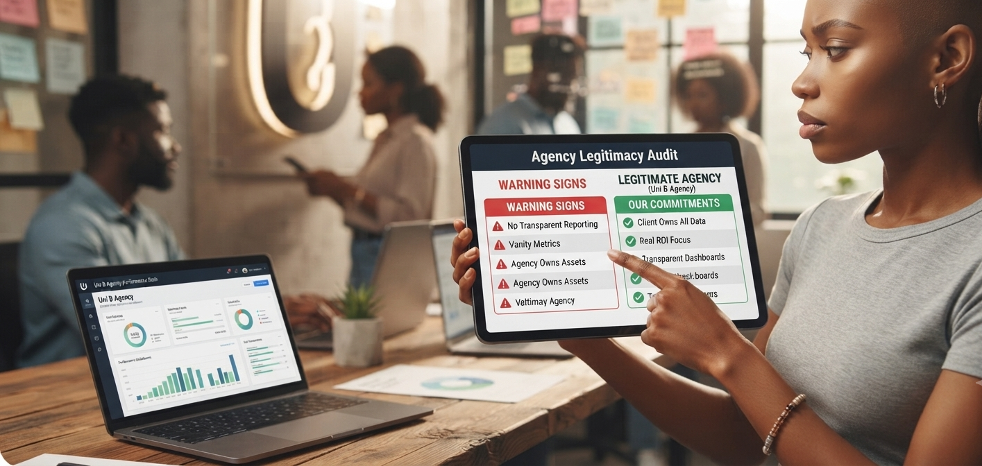 How do I know if my digital marketing agency is legit?