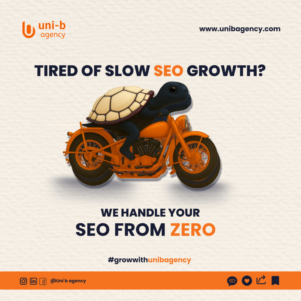 SEO strategy illustration showing visibility growth, backlink building, and ranking acceleration for businesses and SEO professionals.